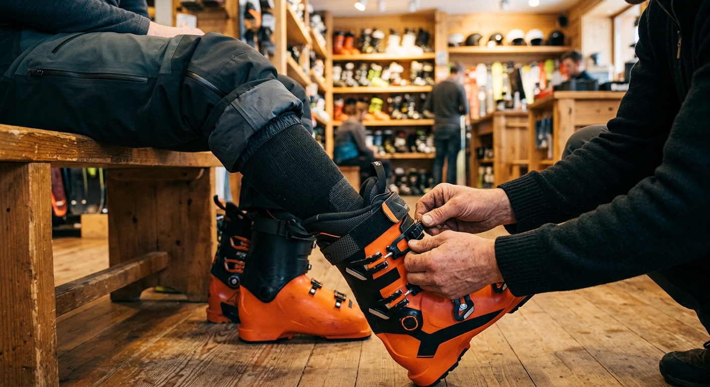 Service de bootfitting en station de ski par Sport Confort